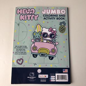 Bendon | Other | Hello Kitty Jumbo Coloring And Activity Book Lets Go ...